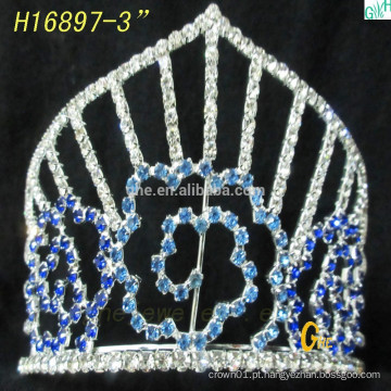 Venda por atacado Mini Star Rhinestone Tiaras, Princess Crown ou Miss World Crown